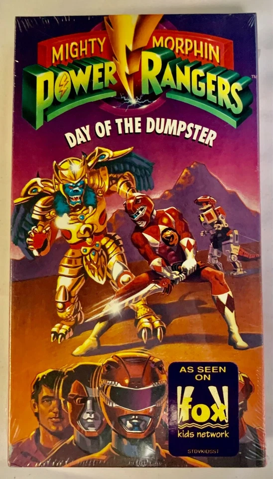 Mighty Morphin Power Rangers: Day of the Dumpster (VHS, 1993) NEW SEALED RARE - Image 1 of 4