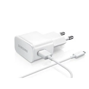 SAMSUNG CARICABATTERIE ORIGINALE ETA0U83EWE USB BIANCO PER A687 ATIV SE B3310 - Imagen 1 de 3