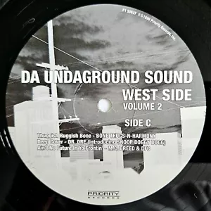 1996 - VARIOUS - DA UNDAGROUND SOUND WEST SIDE LP - RECORD 2 ONLY DR. DRE N.W.A. - Picture 1 of 4