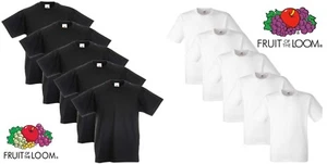 Confezione 1x 2x3x10x Fruit Of The Loom Uomo Donna Ragazzo Ragazze T-shirt Cotone Semplice - Foto 1 di 4