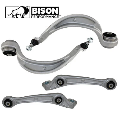 Kit de brazo de control inferior delantero Bison Performance 4 piezas para Audi A6 A7 Quattro RS7 Foto 1 de 4