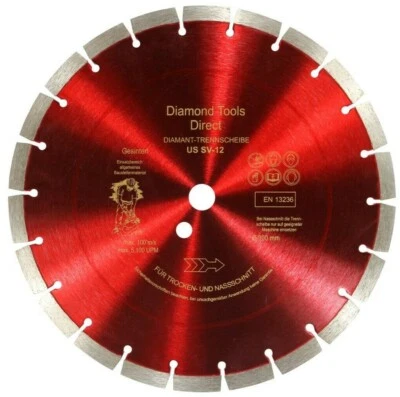 Diamant Trennscheibe 300 mm Universal Beton USSV Diamantscheibe Diascheibe