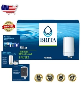 Elite Faucet Mount Filters - 3 Pack, One-Click Install, 99% Lead Reduction - Picture 1 of 10