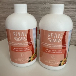 2 Revive Tropical Fruits Fabric Fresher & Wrinkle Relaxer Concentrate 473ml - Picture 1 of 4