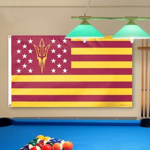 WinCraft Arizona State Sun Devils Deluxe Stars & Stripes 3' x 5' Flag - Picture 1 of 1