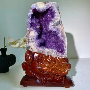 Muestra de cristal molido cueva cuarzo amatista natural de alta calidad 36,19 lb - Imagen 1 de 12