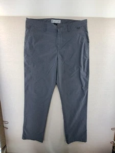 Travis Matthew Pants Mens 34x30 Gray Stretch Chino Flat Front Golf W34" - Picture 1 of 7
