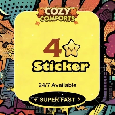 Adesivo Monopoly Go 4⭐⭐⭐⭐ Estrela Tudo Disponível⚡️Entrega Rápida ⚡️BARATO - Imagem 1 de 4