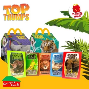 McDonald's Happy Meal Toys Top Trumps Winning Moves Play Card Packs - Picture 1 of 20
