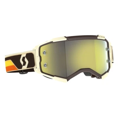 Scott Usa Fury Goggles (One Size Fits Most, Beige/Brown / Clear Works Lens) - Image 1 of 3