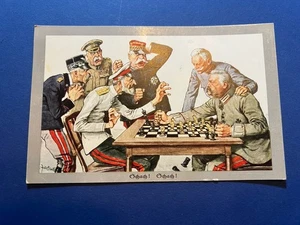 Postkarte - 1. WK - Schach - Bild 1 von 2