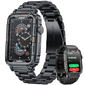 Smartwatch for Men Fitness Tracker Watch: Smart Watch with Answer/Make Call H... - Picture 1 of 7