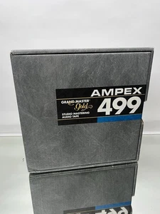 AMPEX Grand Master Gold 499 Studio Mastering Audio Tape original box 2" x 2500' - Picture 1 of 6