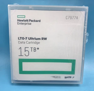NEW HP C7977A LTO-7 Ultrium RW 15TB Data Cartridge - Picture 1 of 7