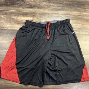 Nike Short Herren XXL schwarz rot Stretch Baseball Dri-Fit Performance Bekleidung - Bild 1 von 11