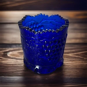 Soporte para palillo de dientes Mosser azul cobalto de colección. "2""" - Imagen 1 de 3