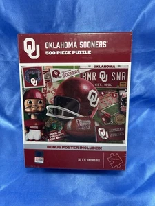 OU Oklahoma Sooners 500 Piece Puzzle BRAND NEW UNOPENED W/ Bonus Poster - Picture 1 of 3