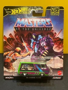 1/64 HOT WHEELS POP CUTURE PREMIUM MASTER OF THE UNIVERSE 1966 DODGE A100 VAN - Picture 1 of 2