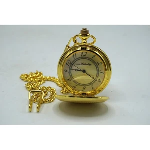 Orologio da tasca Von Hattenlery tono oro con catena - Foto 1 di 5