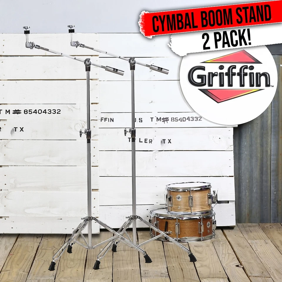 Soporte de pluma de platillo Griffin - PACK de 2 accesorios de batería adaptador de montaje de brazo percusión Foto 1 de 4
