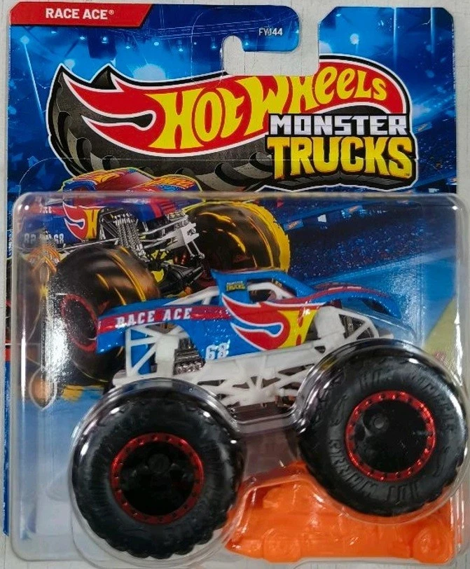 HOT WHEELS - MATTEL RACE ACE Back To Basics 6/6 Monster Trucks 1:64 Hot Wheels Truck Diecast