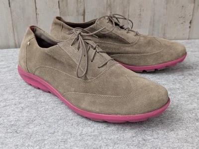 Rockport Tru Walk Zero Wingtip Oxford Casual Shoe Womans 11 Tan/Pink Athleisure - Image 1 of 4