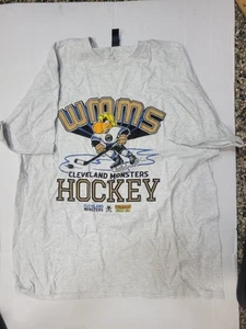 Cleveland Monsters Hockey 2025 Adult XL Cleveland Rocks Night T-Shirt 100.7 WMMS - Picture 1 of 8