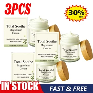 3X Total Relief Magnesium Cream, Nerve R elief Magnesium Cream 60G H OT - Picture 1 of 18
