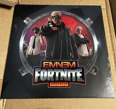 Eminem x Fortnite radio limited red/black/blue vinyl 1000 numbered copies #5248 Foto 1 de 3
