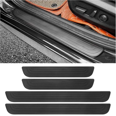 4 X для Cadillac аксессуары автомобиля двери порог протектор крышка резиновая наклейка - Изображение 1 из 4