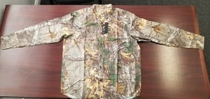 Under Armour Camo Hunting Fishing Long Sleeve Button Down Shirt Realtree Large L - Picture 1 of 7