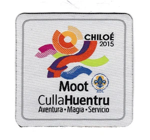 2015 CHILE ROVER SCOUT MOOT (ROVER SCOUTS JAMBOREE) OFFICIAL SOUVENIR PATCH - Bild 1 von 1