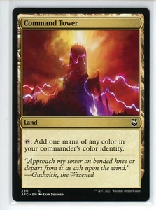 COMMAND TOWER Forgotten Realms Commander #230 AFC(NM+)(MTG) - Picture 1 of 1