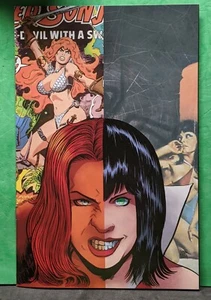 Musgo Vampirella Red Sonja #7 RARO VIRGEN Variante 1:30 Casi Nuevo+ en MYLAR - Imagen 1 de 7
