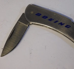 Zippo Pocket knife - stainless steel, lock back  lock blade Boeing used - Picture 1 of 3