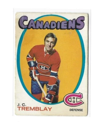 1971-72 O-Pee-Chee #130 J.C. Tremblay GVG - Image 1 of 2