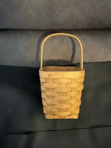 Longaberger 10" Utensil Spoon basket 1998 with handle & Protector - Picture 1 of 3
