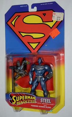 De colección Superman "Hombre de Acero John Henry Irons", Estatuilla (5") Tarjeta Sellada (c) 1995 Foto 1 de 4