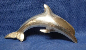 Vintage DOLPHIN PENDANT / BROOCH. International Co. Sterling Silver. NICE!! NoR - Picture 1 of 4