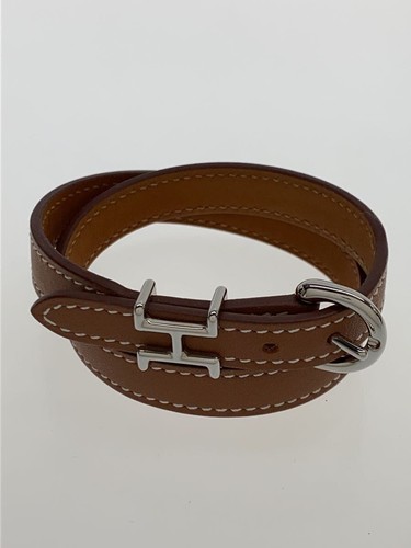 HERMÈS BRACCIALE HERMES TRENCH PELLE MARRONE DONNA