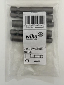 WIHA Screwdriver BIT 7044 SW 5,0 ST (5pcs/pack) - Picture 1 of 5