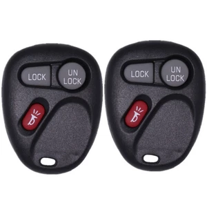 2Pcs For Saturn Chevrolet GMC Hummer 3 Buttons Remote Smart Key Case Shell Fob - Picture 1 of 5