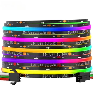 LED Strip Light Pixel Addressable RGB IC Full Color 24V WS2812B WS2811 Flexible - Picture 1 of 12