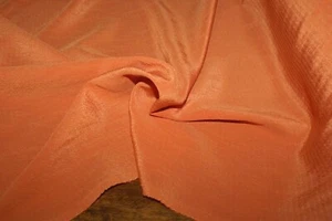 2.5m Lots ORANGE Chirimen Textured Fabric with Subtle Sheen, Light Weight - Bild 1 von 3