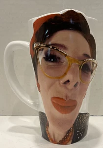 "Karen" Kiss Funny Face Lady Mugs 2001 3-D Face New Collectible Mug 6" Tall - Picture 1 of 9