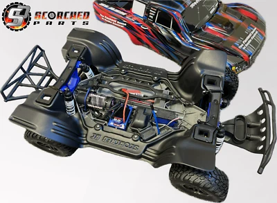 SCORCHED PARTS RC Pozzetti/parafanghi parafango interni - per Traxxas Slash 4x4 HCG CLIPLESS