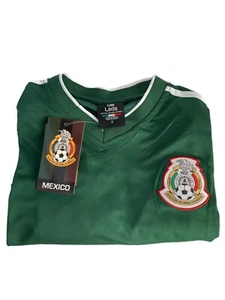 LADA Herren Mexikanisches Fußball Trikot Größe Small Grün 100% Polyester Shirt - Bild 1 von 5