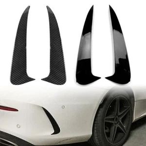 Rear Bumper Splitter Spoiler Canard Air Vent For Mercedes Benz C Class Coupe - Bild 1 von 11