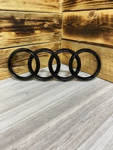 ORIGINAL Audi Ringe für A6 S6 RS6 4A & A7 S7 RS7 4K Schwarz 4K8853605 T94 NEU - Bild 1 von 1
