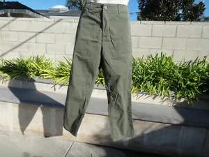 Haikure OKLAOMA M GABA NEW PELL Organic Cotton, Military Green, Italy W35" L24" - Bild 1 von 11